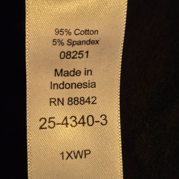 Catherines Black Suprema Collection Pull-on Stretch Pant - Size 1X NWOT - Picture 7 of 8